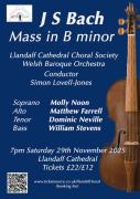 Bach B  Minor Mass Autumn 2025